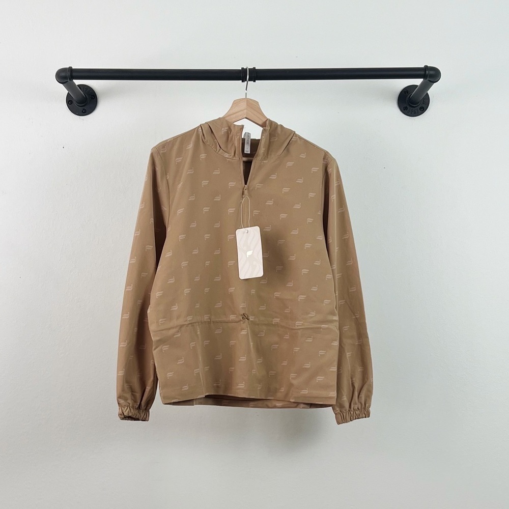 NWT Fabletics Rosa Woven Drawstring Logo Jacket - Picture 3 of 7
